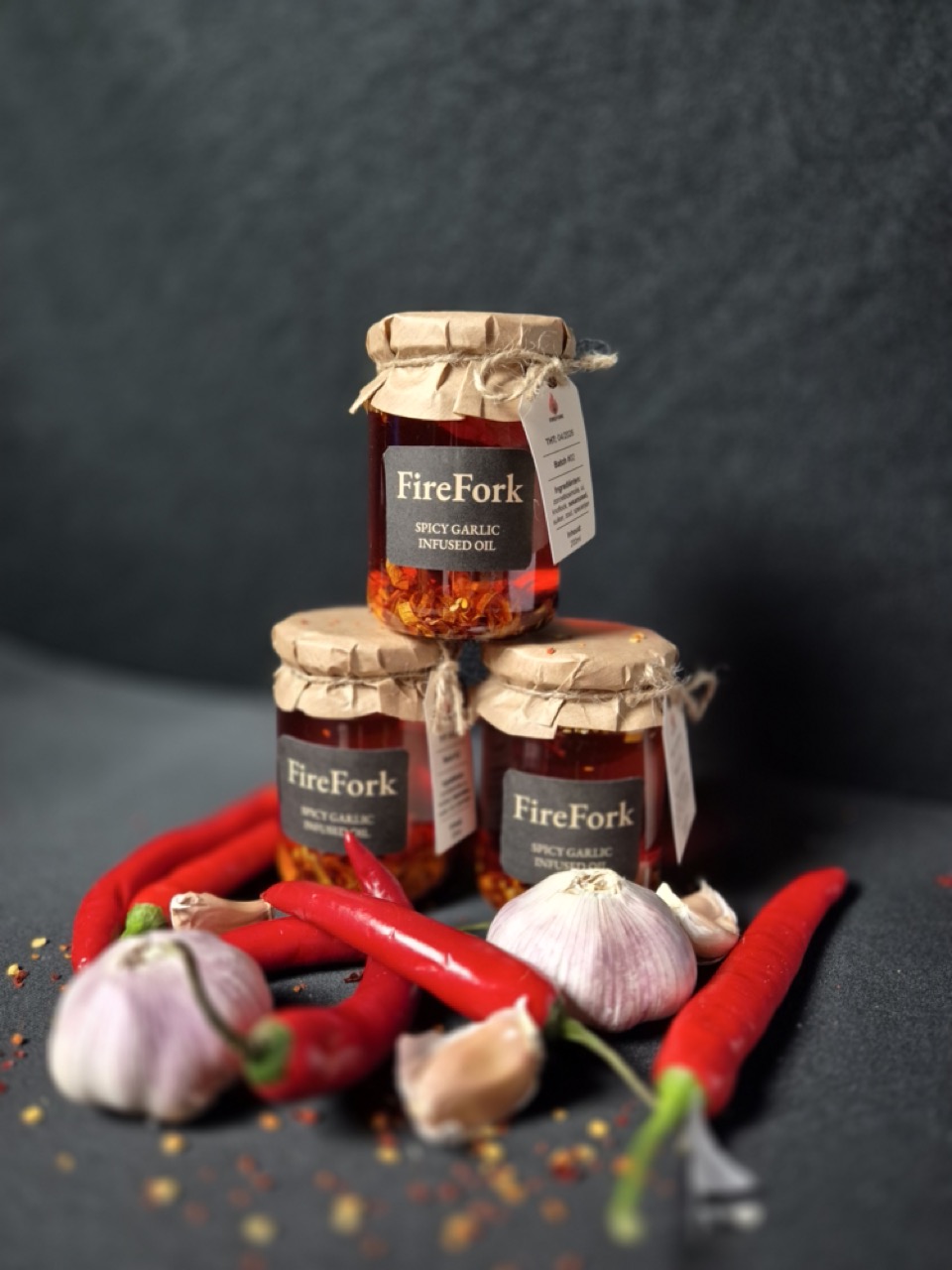 FireFork jar with bokeh effect