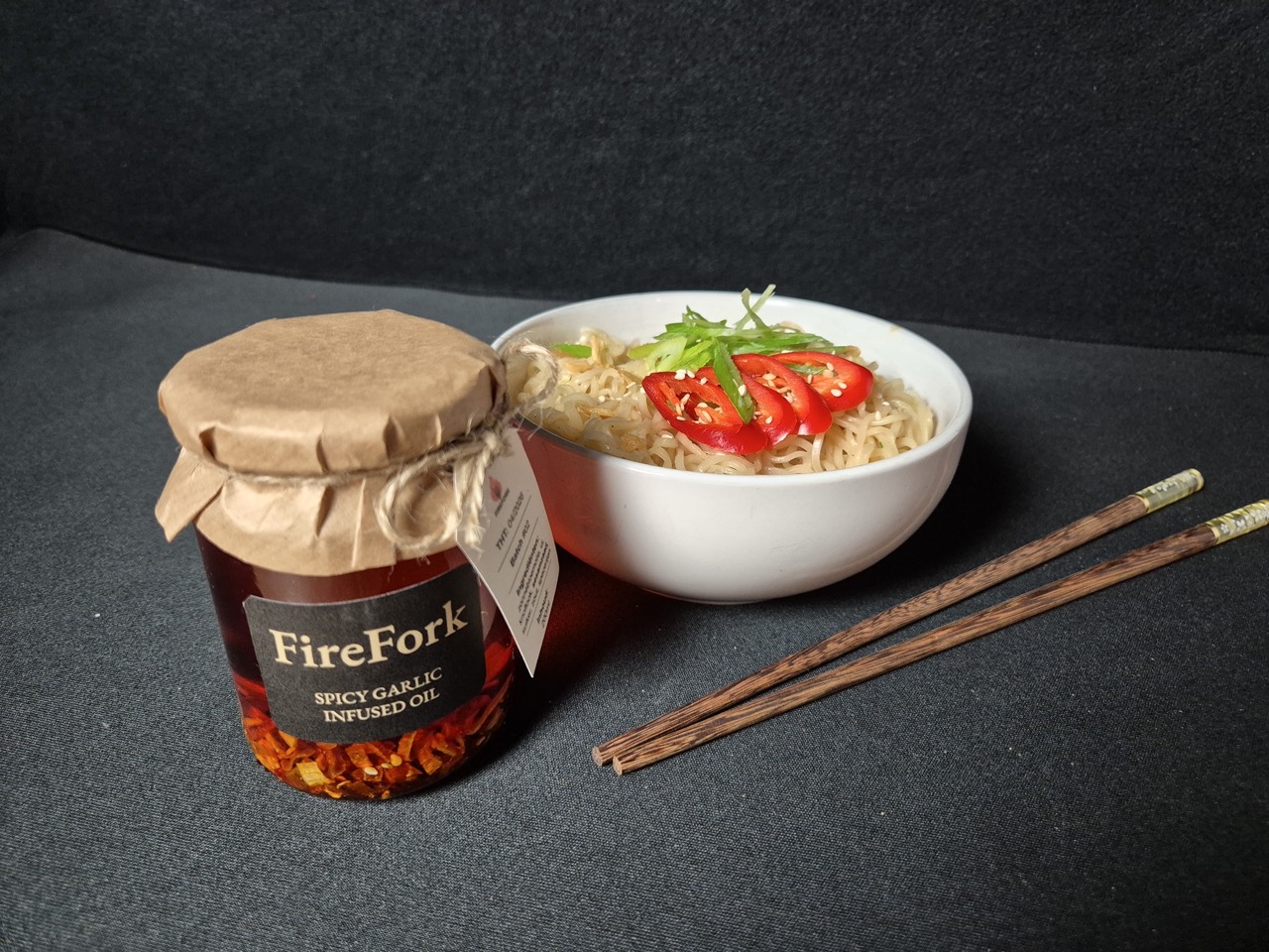 FireFork with spicy noodles